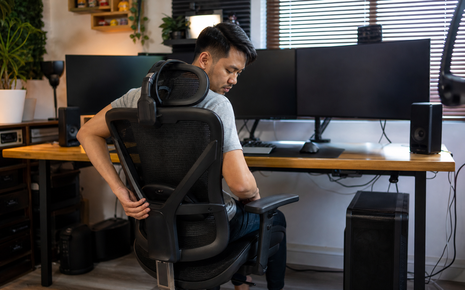 working eight hours before settling into a weekend gaming session