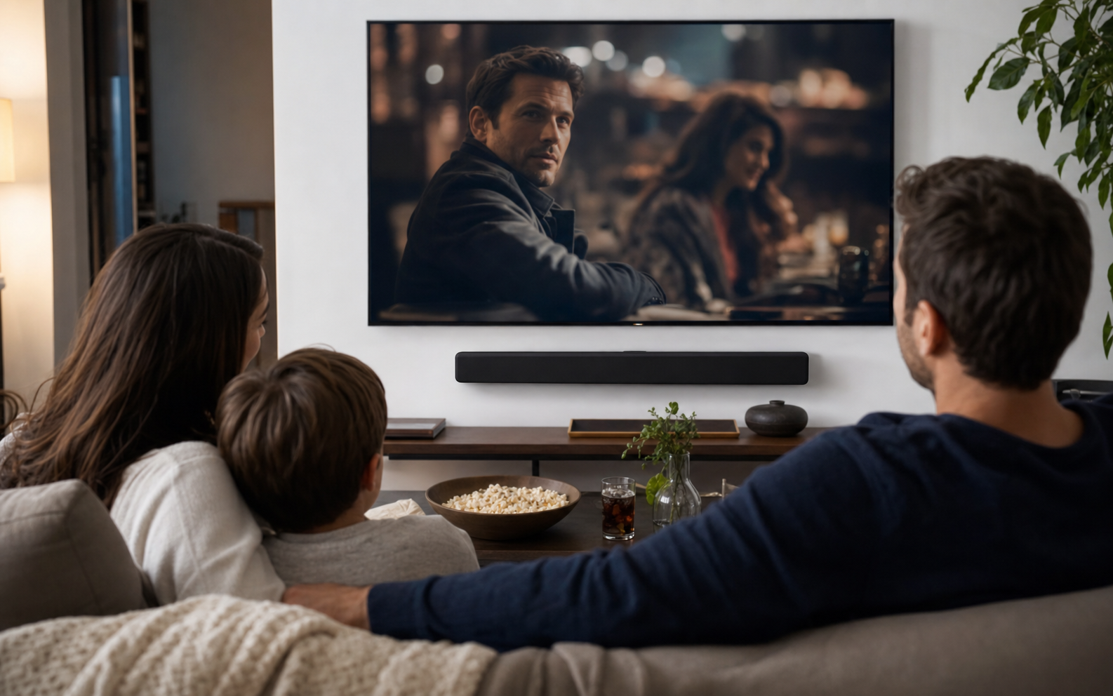 a family movie night where speech gets lost under effects